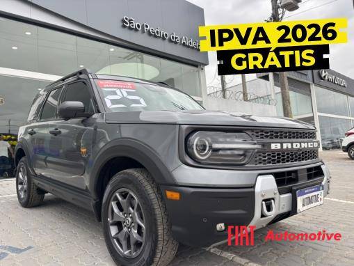 FORD BRONCO SPORT 2.0 ECOBOOST GASOLINA BADLANDS 4X4 SELECTSHIFT